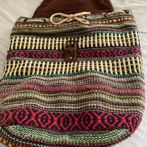 Woven backpack